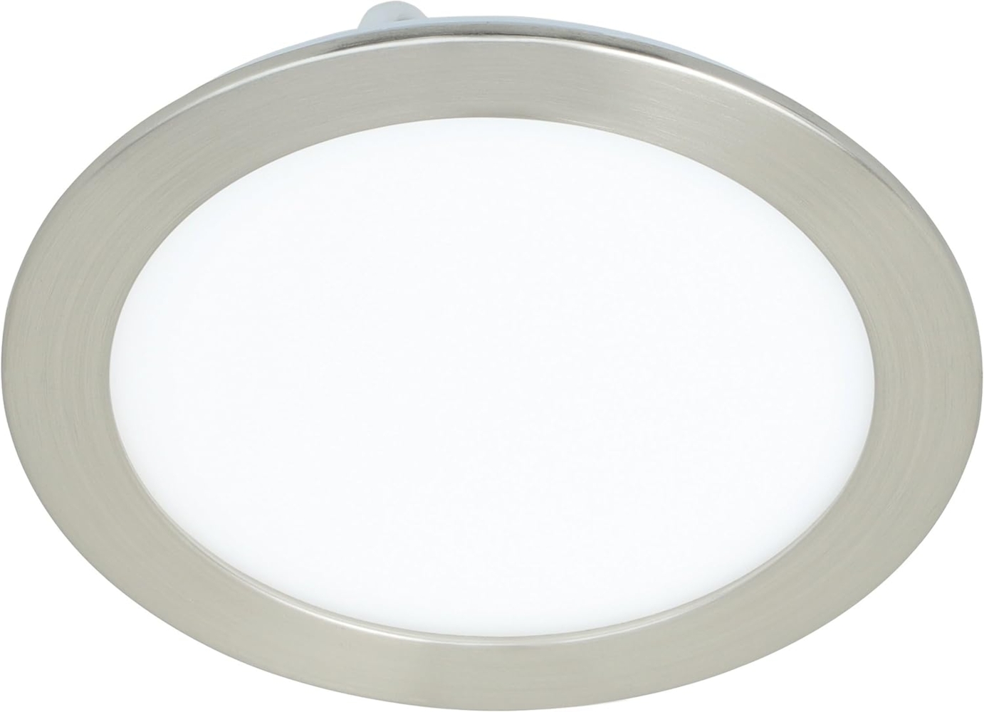 Eglo 900113 LED Einbauleuchte FUEVA-Z nickel-matt H:2. 6cm Ø16. 5cm rund IP20/44 dimmbar 2700-6500K mit Connect-Z Funktion Bild 1