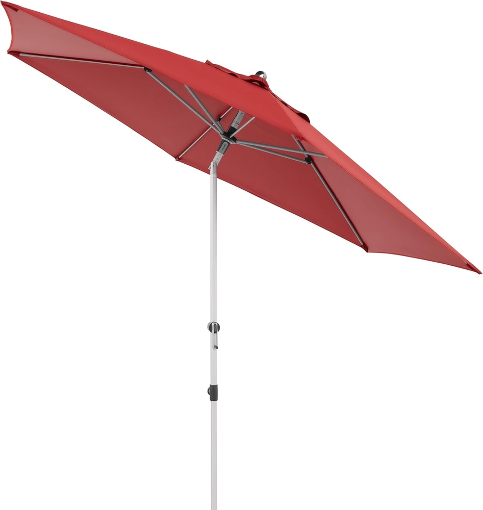Doppler 'Expert 320 Auto Tilt' Sonnenschirm mit Kurbel, Alugestell / Polyester bordeaux, Ø 320 cm Bild 1
