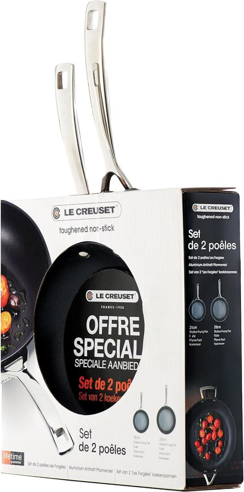 Le Creuset Aluminium-Pfannenset 24 cm und 28 cm Bild 1