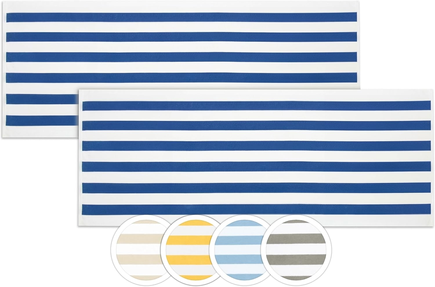 ZOLLNER Saunatuch, Zwirnfrottier (2-St), 70x180 cm, 100% Baumwolle, vom Hotelwäschespezialisten, Blau Bild 1