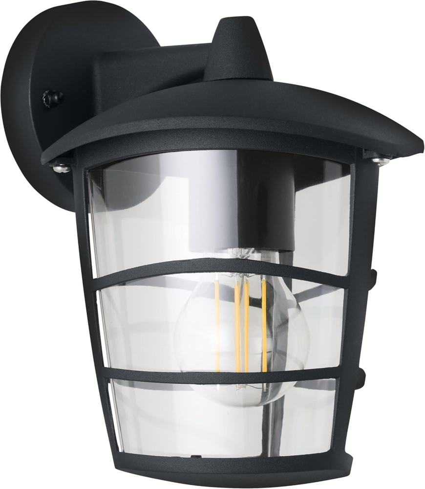 Eglo 93098 Aussenleuchte ALORIA schwarz, E27 max. 1X40W L:17cm H:22,5cm Bild 1