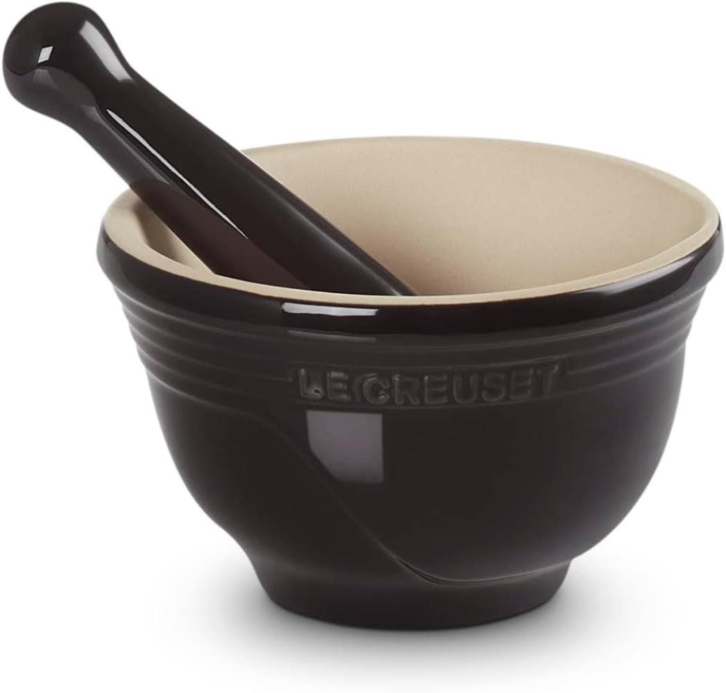 Le Creuset Mörser Schwarz Glänzend Bild 1