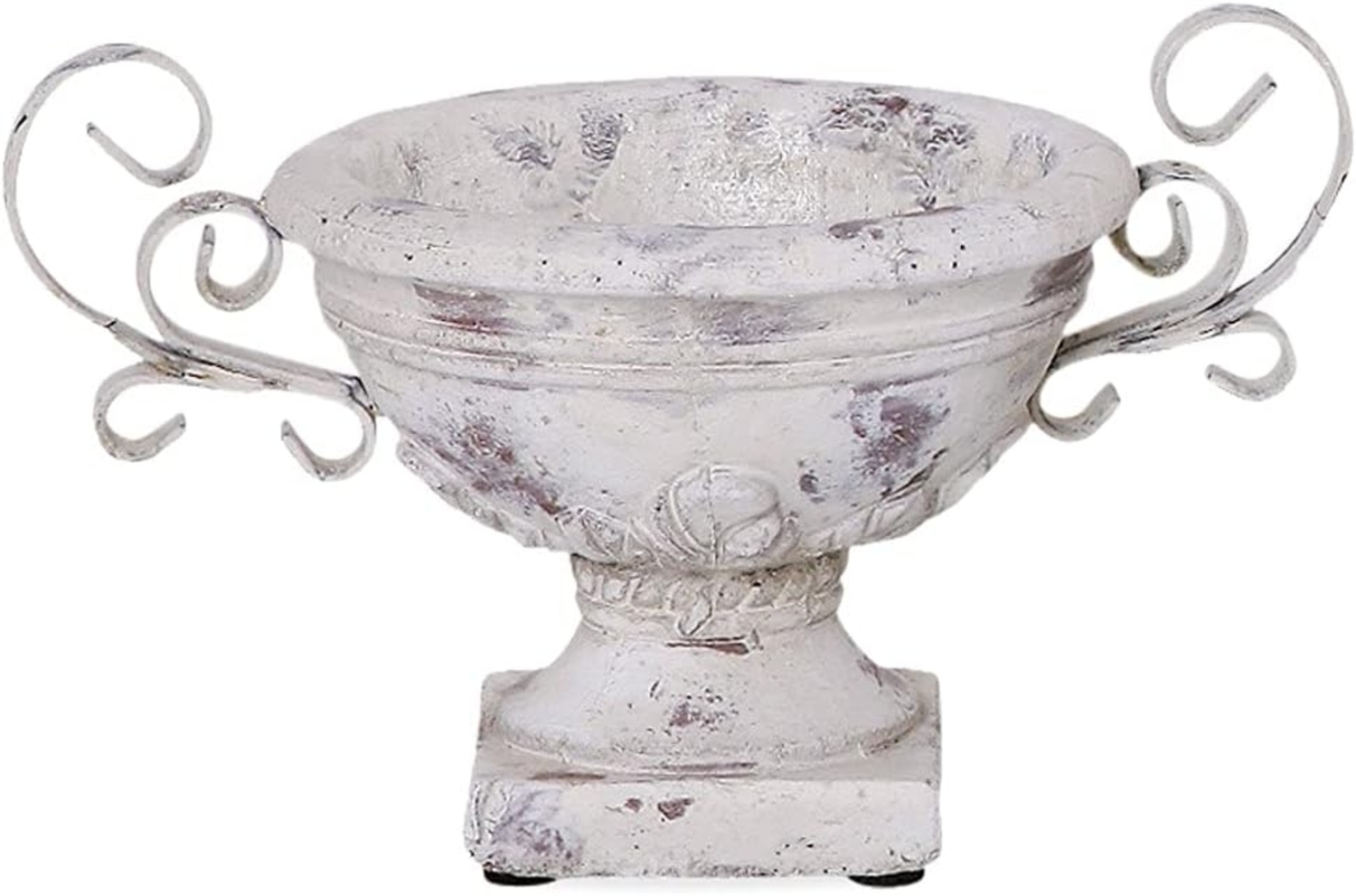 matches21 HOME & HOBBY Blumentopf Keramik Pflanzpokal oval 35 cm Deko-Schale für draussen 23 cm (1 St), Wetterfeste Outdoor Pflanzschale Blumen-Schale Garten-Deko Pflanztopf Bild 1