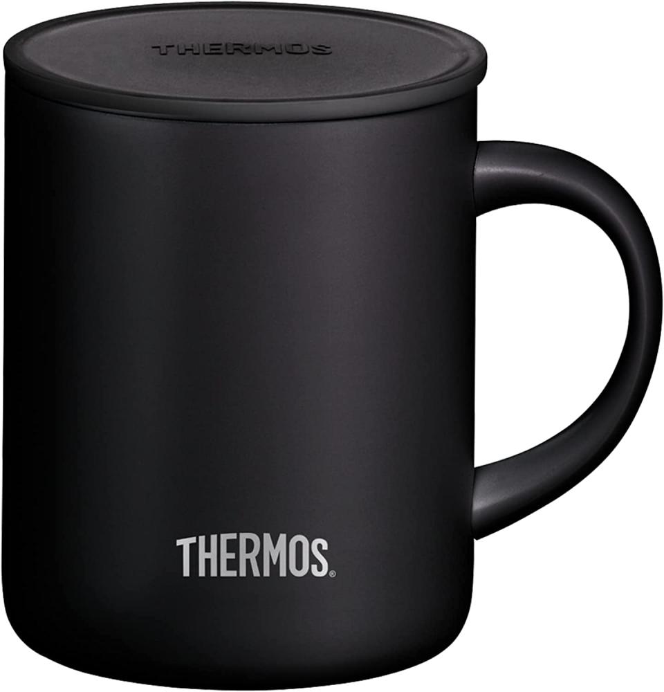 THERMOS 'Longlife Mug' Isoliertrinkbecher, Edelstahl, schwarz, 350 ml Bild 1