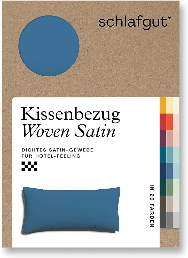 Kissenbezug Woven Satin aus Mako-Baumwolle, langlebig, pflegeleicht, dicht gewebt, Schlafgut (1 Stück), Kissenhülle mit Reißverschluss, passender Bettbezug erhältlich Bild 1