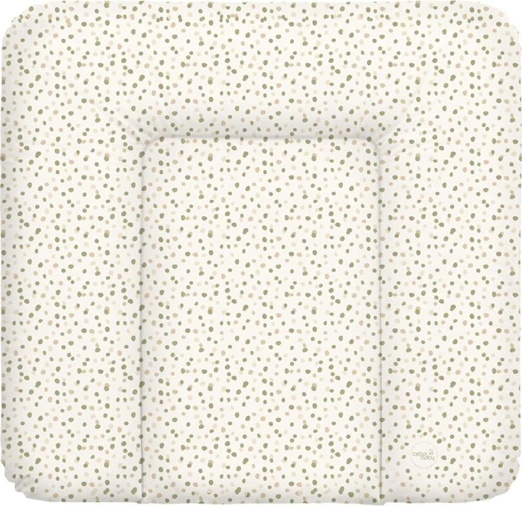 Ceba Baby® weiche Wickelauflage 75x72 cm - Baby Wickelunterlage - Wickeltischauflage für Junge und Mädchen - Wasserdicht, abwaschbar - OEKO-TEX® Standard 100 - Made in EU - Flecken Bild 1