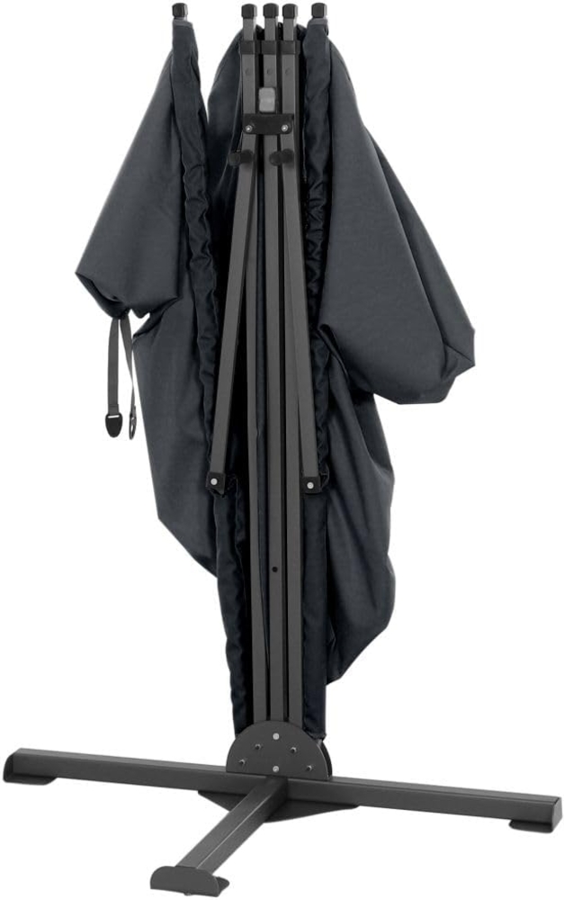 Siena Garden Sichtschutz Ben 150x280 cm grau Gestell aus Stahl,Polyester Bild 1