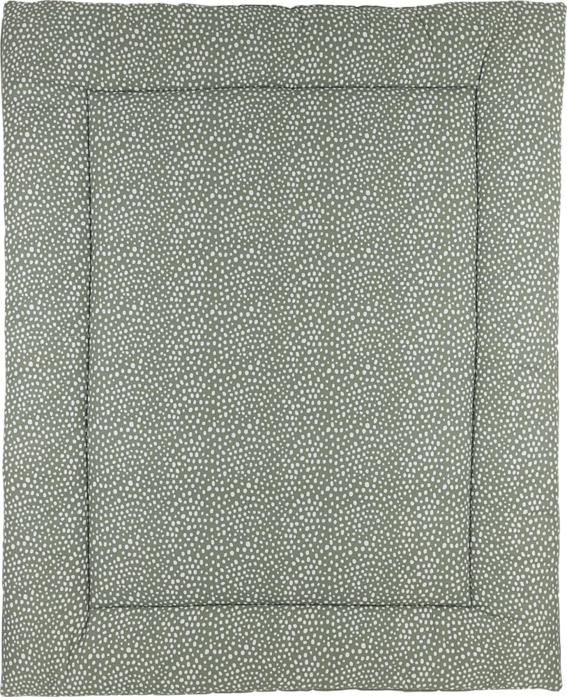 Meyco Cheetah / Uni Laufstallteppich Forest Green 80x100 cm Grün Bild 1