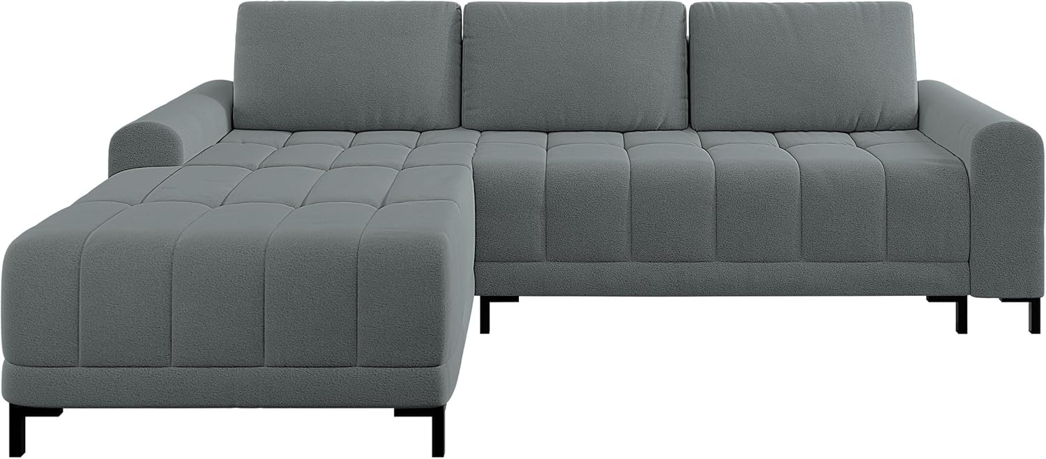 Ecksofa Aurezi L mit Bettkasten und Schlaffunktion (Farbe: Velo 635, Seite: Links) Bild 1