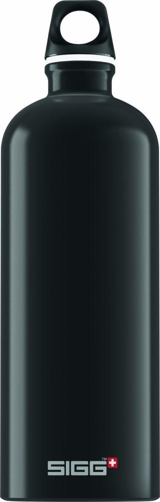 SIGG 1. 0 L Traveller 1000 ml Schwarz Schraubdeckel Kunststoff Aluminium 257 mm Bild 1