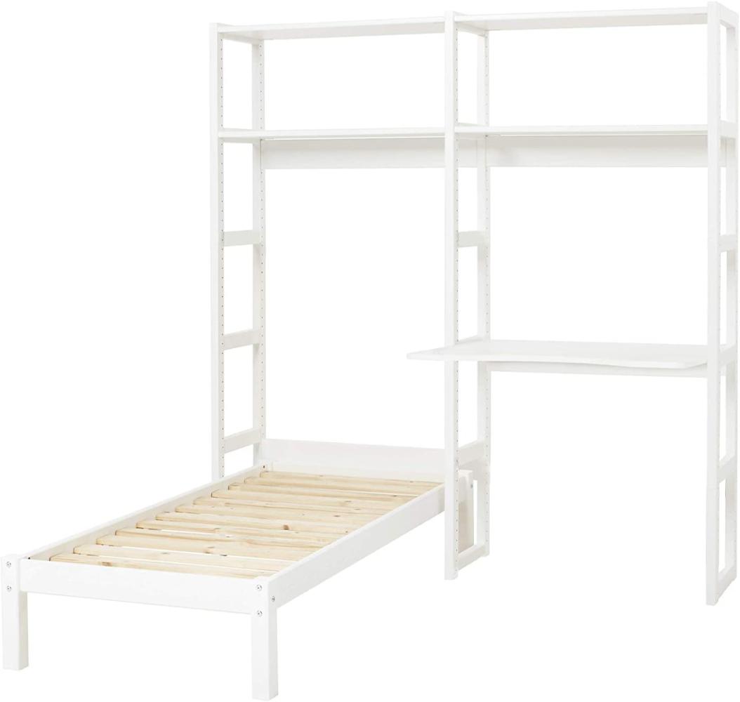 HOPPEKIDS Storey Regal Set mit Schreibtisch und Einzelbbett 70x160 cm Bild 1