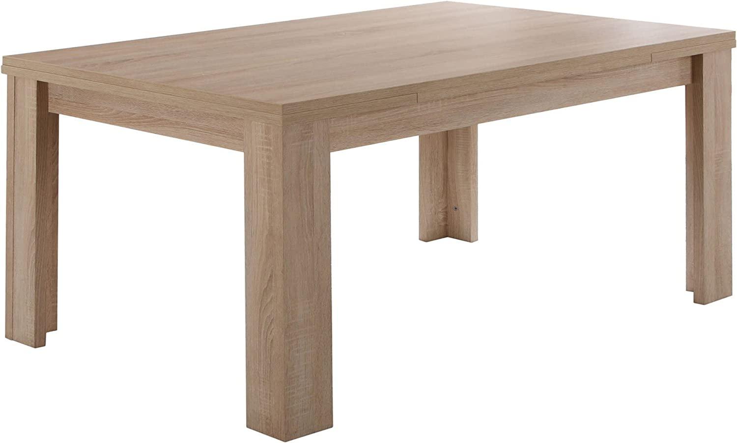 Esstisch ausziehbar Eddy 180 x 90 x 78 Esszimmertisch Eiche Sägerau 13783-180280 Bild 1