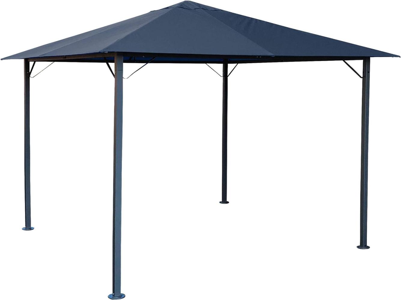 Quick Star Pavillon Nizza , BxT: 300x300 cm grau Gartenpavillon blau Bild 1