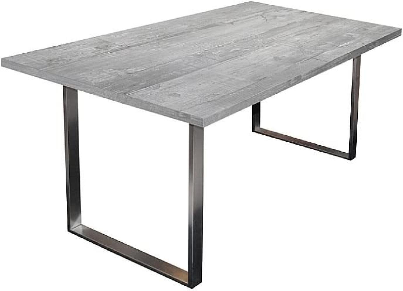 Steel Esstisch 0546 140-90 beton B H T 140 x 76 x 90 cm Bild 1