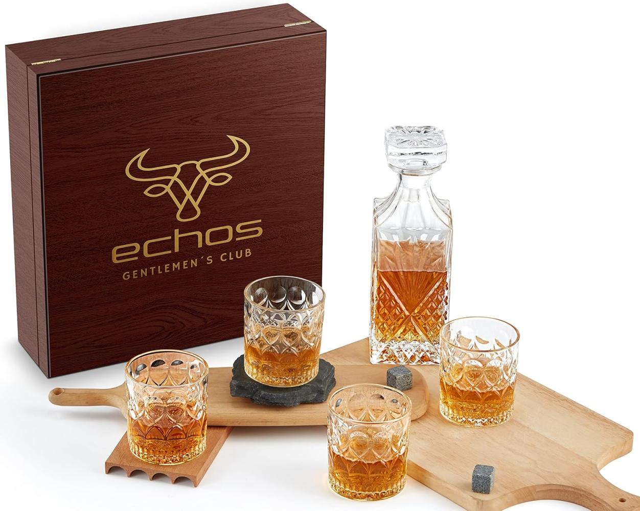 echos Gläser-Set Eco-5030, Glas, Whiskey Geschenkset 6-teilig,Kalk-Natron-Glas,100% Bleifrei Bild 1