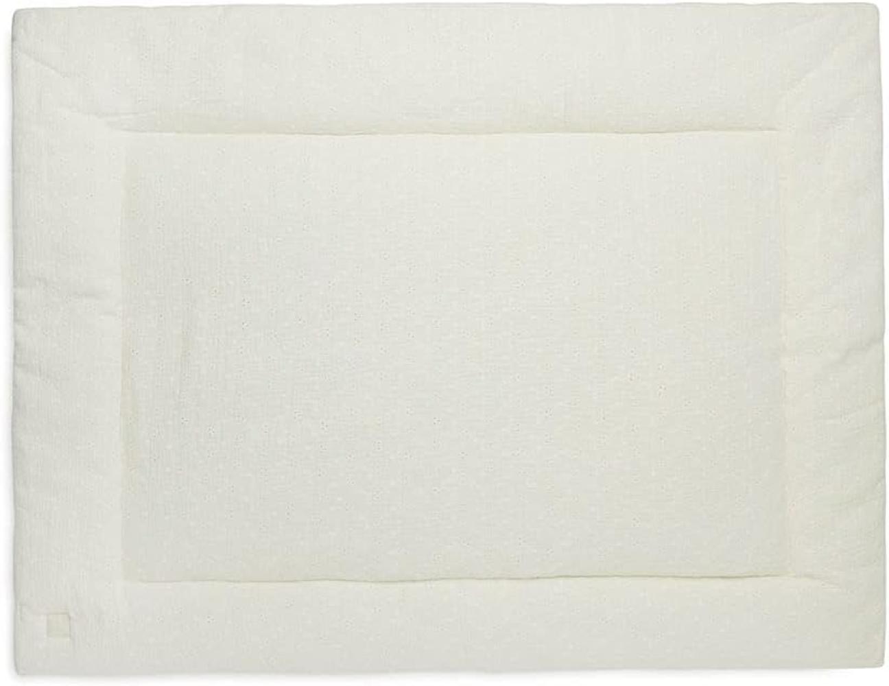 Jollein Embroidery Laufstallteppich 75x95 cm Ivory Weiß Bild 1