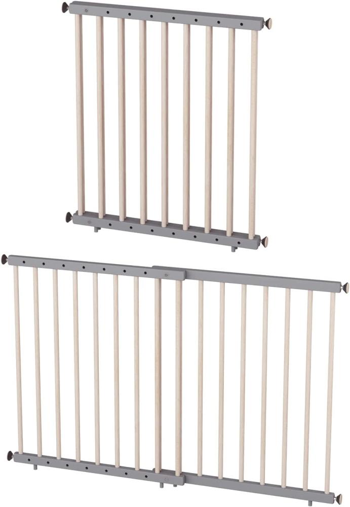 Sämann® Türschutzgitter 62-110 cm | Treppenschutzgitter ohne Bohren | zum Klemmen | Klemmgitter Bild 1