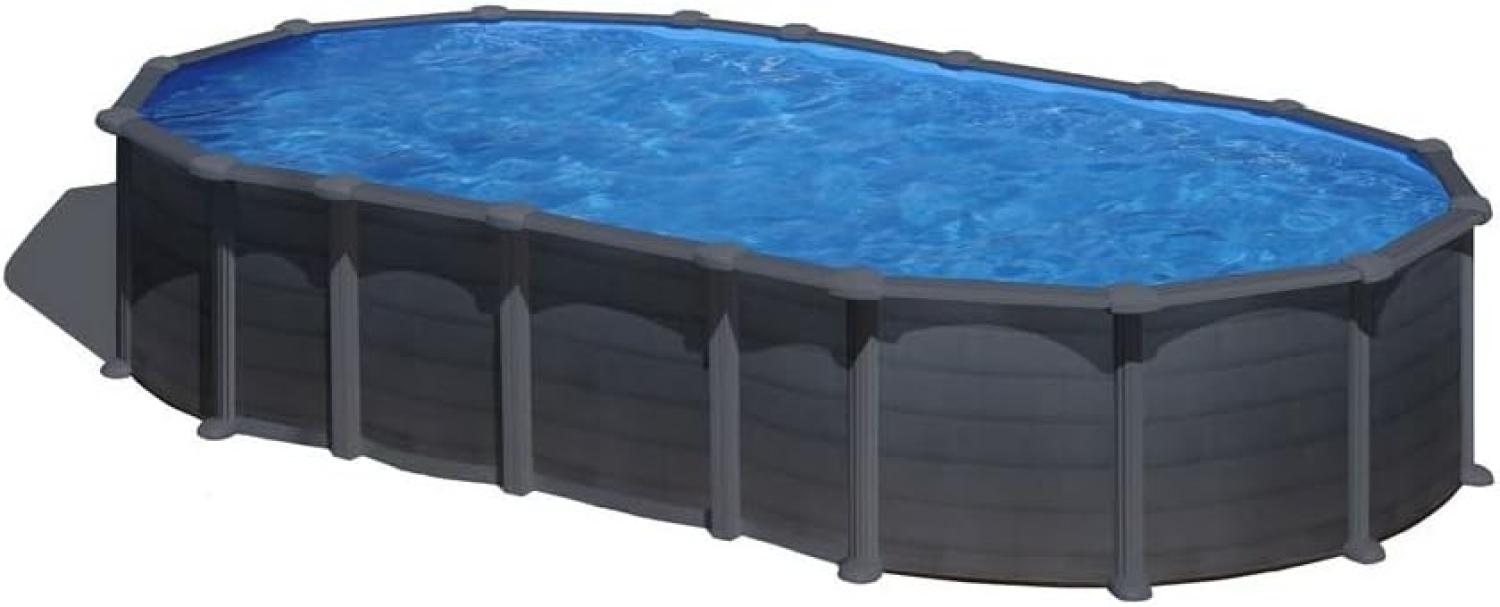 Capri Stahlwandpool Oval 610 x 375 x 132 cm Bild 1