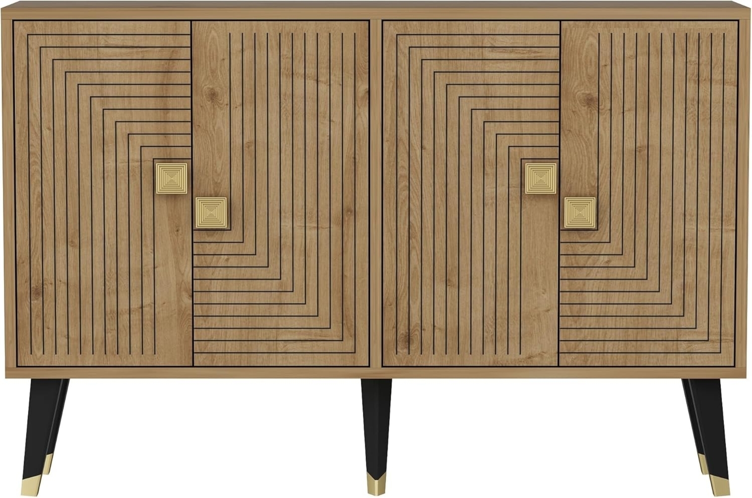 Hanah Home Ahart - Sapphire Oak, Gold Bild 1