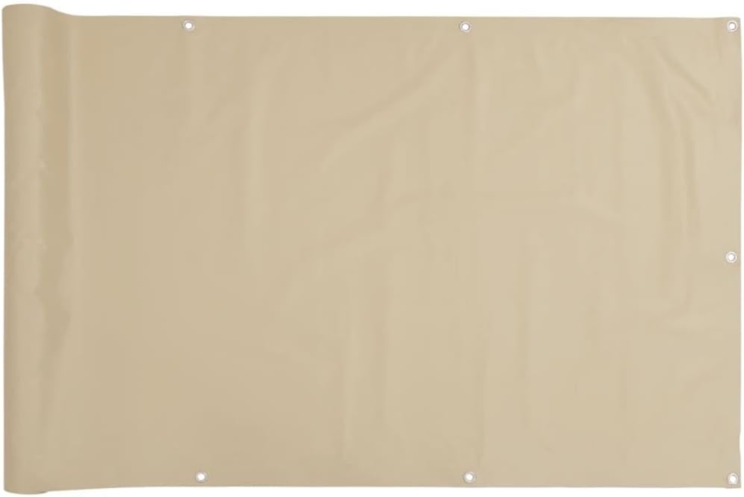 vidaXL Balkonsichtschutz Oxfordgewebe 90x600 cm Beige 42335 Bild 1