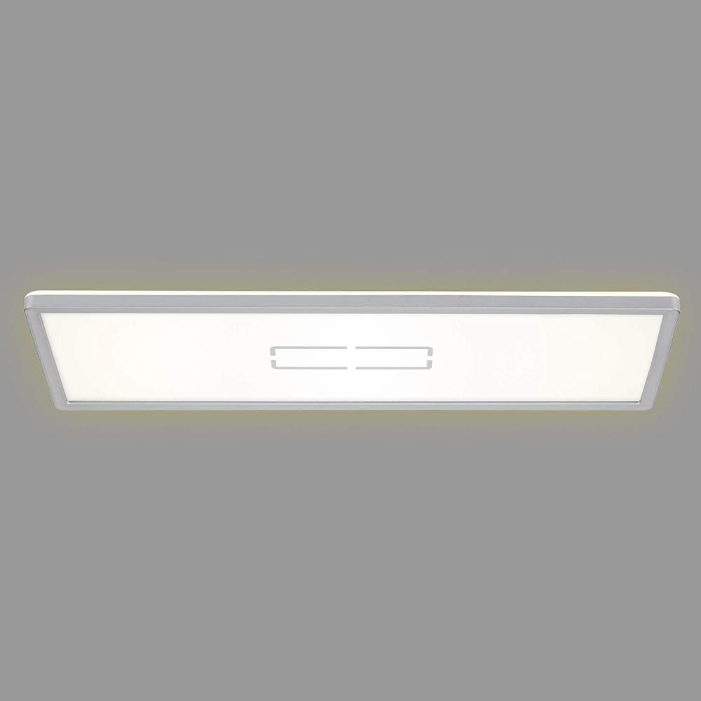 Briloner LED Panel Deckenleuchte Deckenlampe Lampe Leuchte weiß/silber flach Bild 1