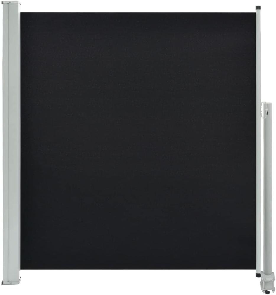 vidaXL Ausziehbare Seitenmarkise 140x300 cm Schwarz 45190 Bild 1