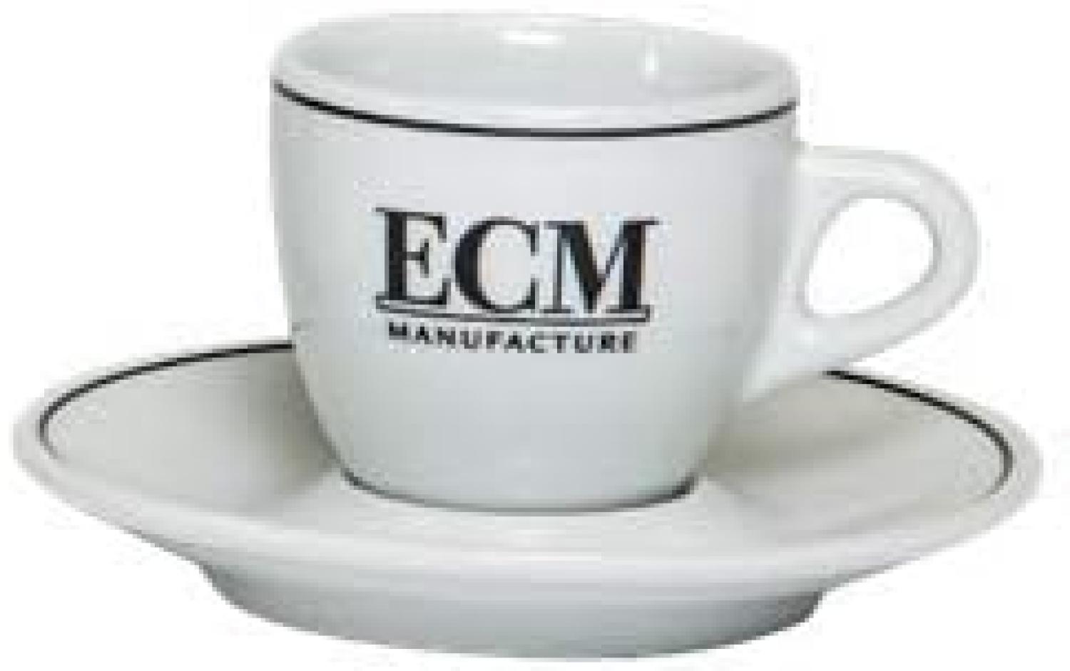 ECM Espressotassen m. Untertasse VE = 6 Stück Bild 1