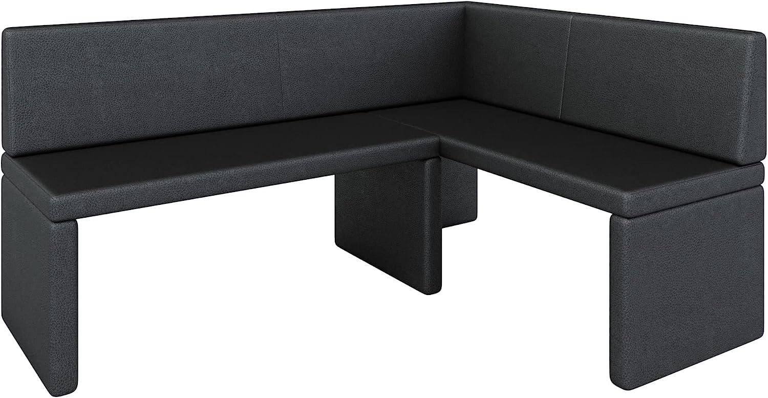 Eckbank Akiko Corner Bench - Eckbankgruppe für Ihrem Esszimmer, Küche modern, Sitzecke, Essecke. Perfekt für Küche, Büro und Rezeption. Solide und Starke Verarbeitung. (Soft 11, 196x142cm rechts) Bild 1