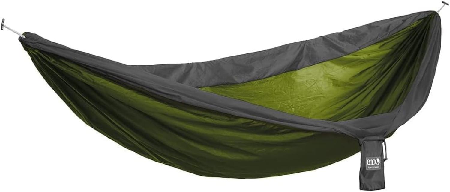 Eno Hängematte 2Supersub 8 X 1,9 M Nylon 2-Teilig, grün-grau Bild 1