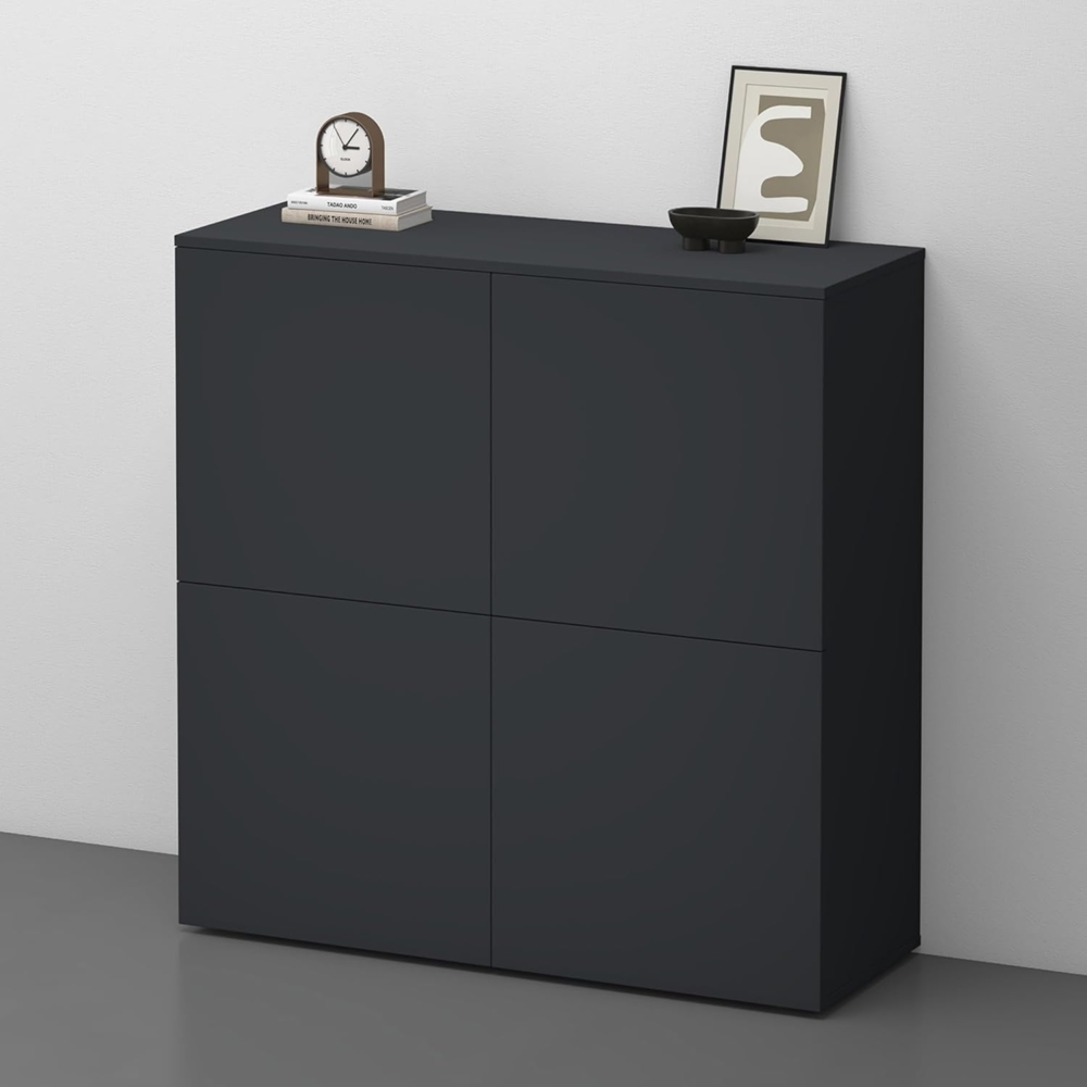 doporro Sideboard Kommode Möbel Mehrzweckschrank Push-to-Open Aufbewahrungsschrank Bild 1