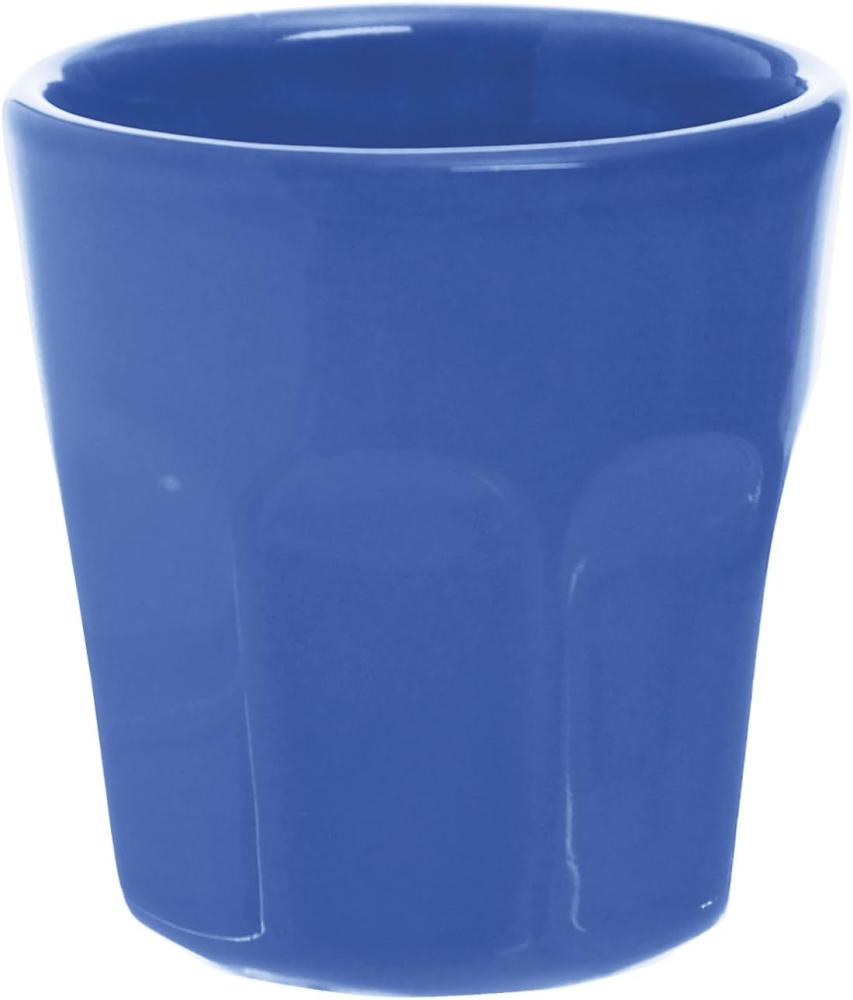 Excelsa Trendy Becher Kaffee 80 ml, Keramik 6x6x6. 3 cm hellblau Bild 1