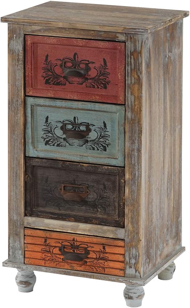 Kommode 'Vigo', Shabby-Look, Vintage, 79x43x33cm Bild 1