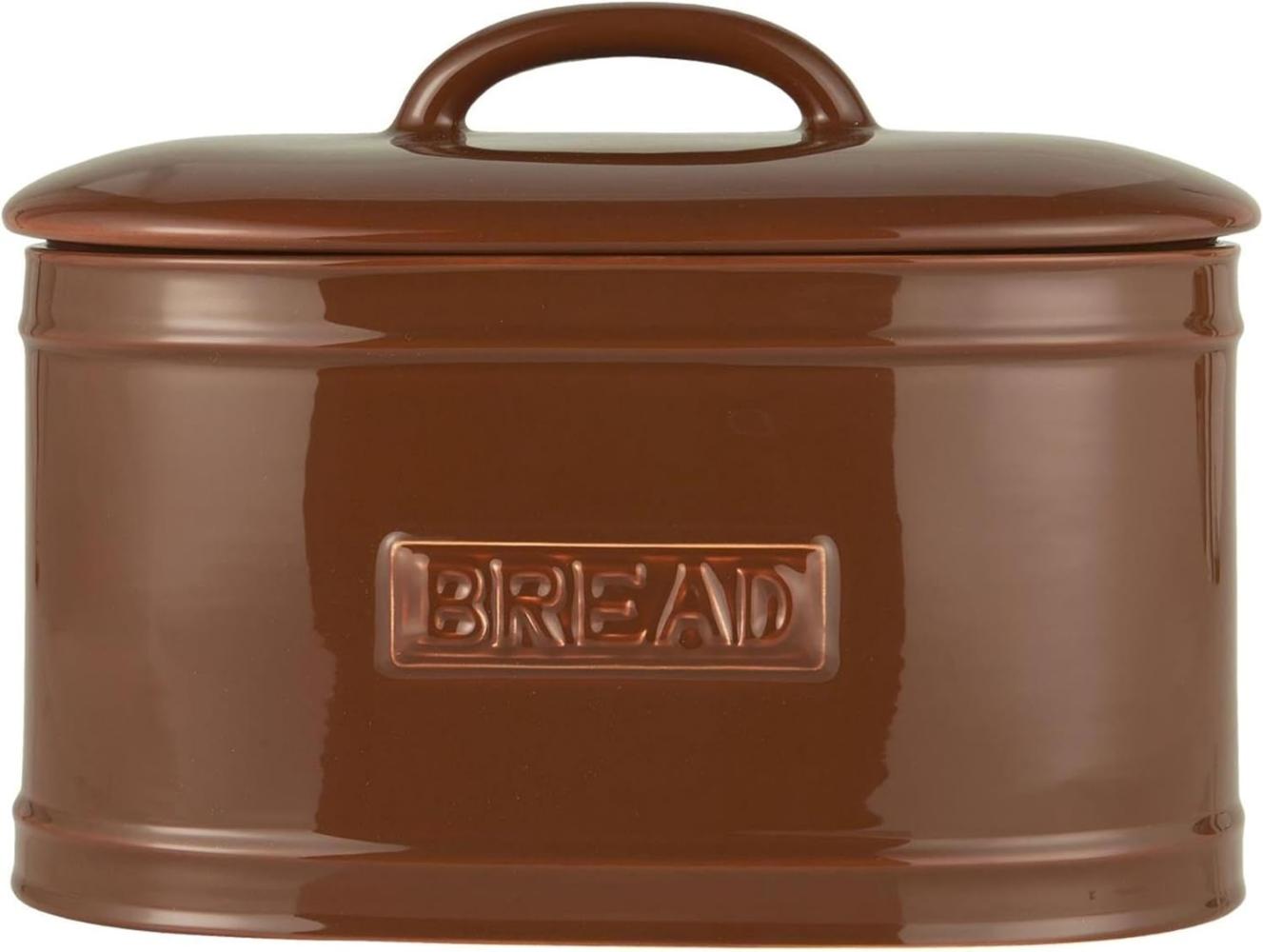 Ib Laursen Brotkasten Ib Laursen Brotbox Oval Braun (20x26x36cm) Bild 1