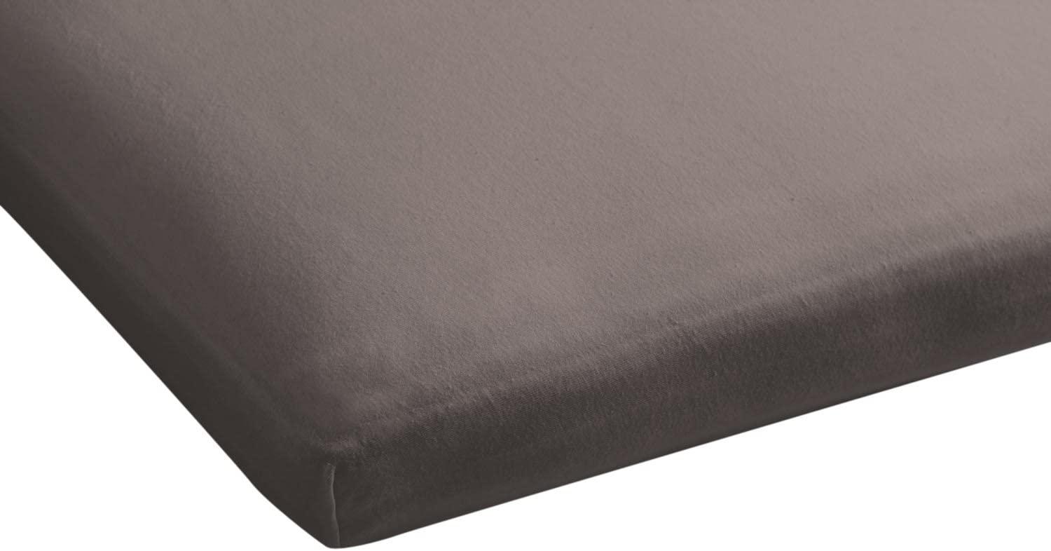 Beddinghouse Jersey Spannbettlaken Für Topper - Taupe Jersey, 100% Baumwolle 1 Spannbettlaken für Topper 70/80/90x200/210 cm Matratzenhöhe: 10 cm Bild 1