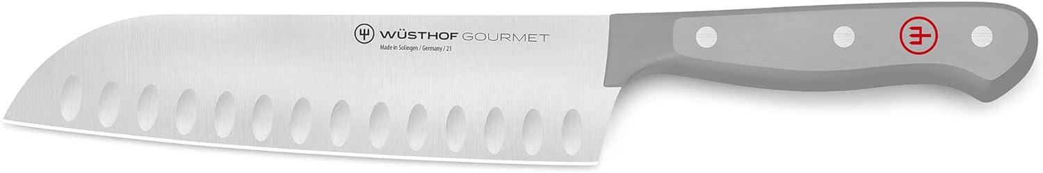 WÜSTHOF Gourmet Santoku 17 cm, Grau Bild 1