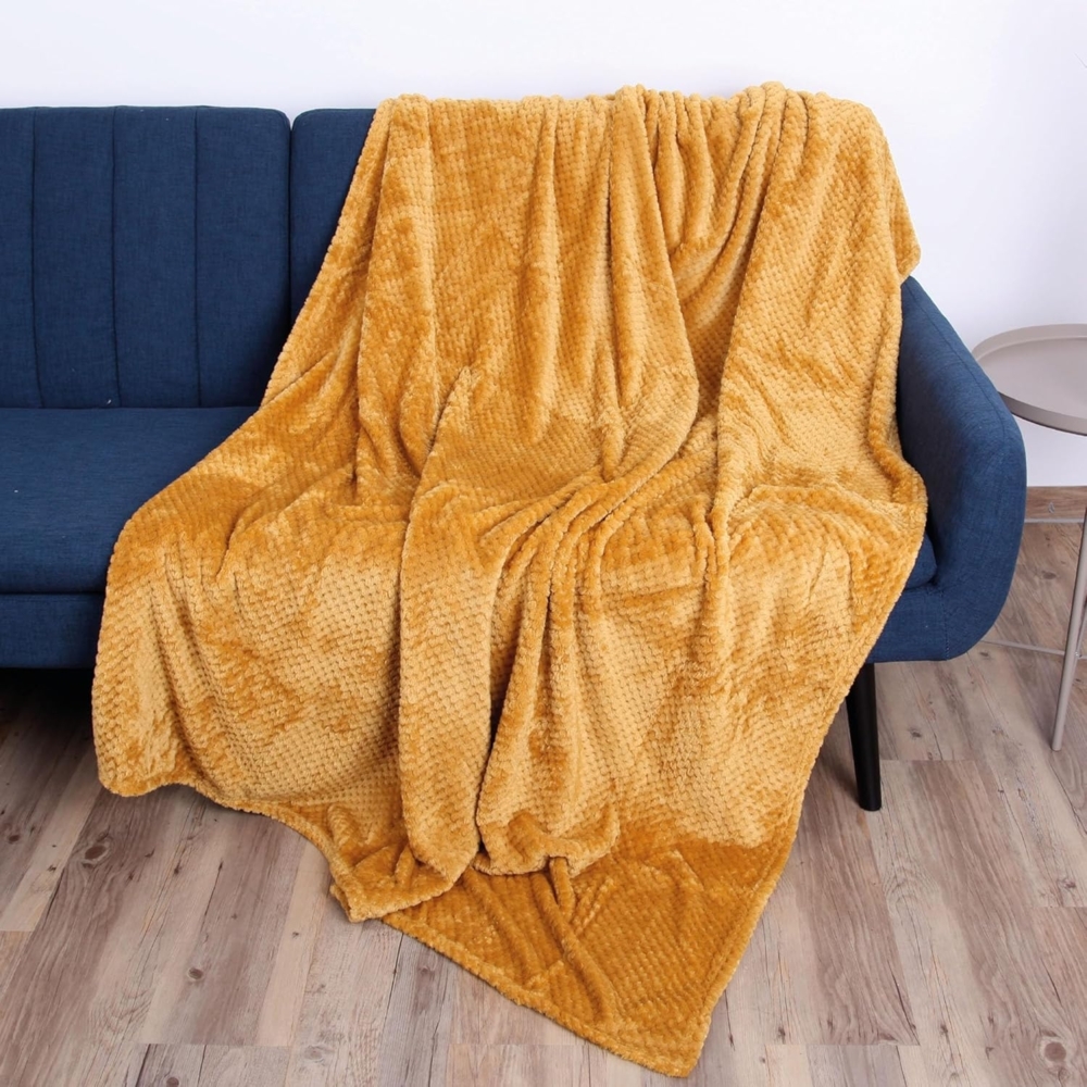 Wohndecke Flanell Decke 150x200cm, Bestlivings, Kuscheldecke Flauschige Decke für Sofa, Couch und Bett, Tagesdecke Bild 1