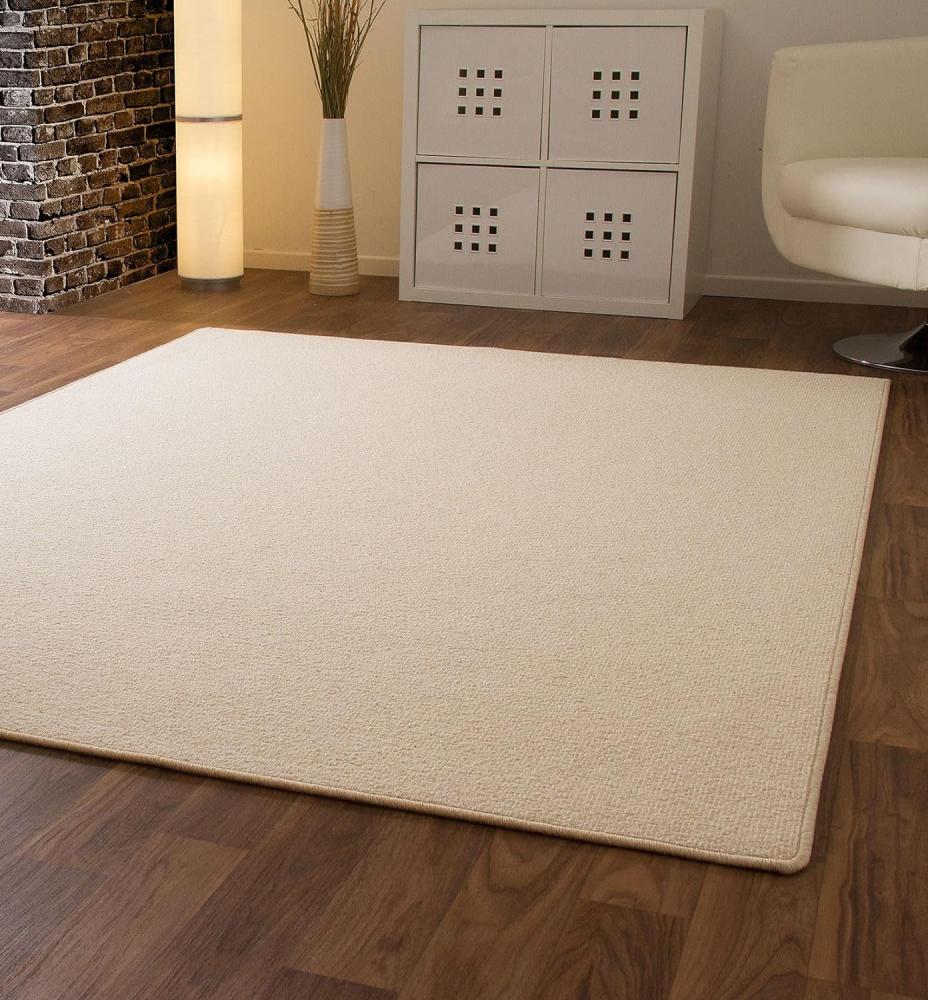 Designerteppich Modern Berber Wellington, Farbe: Beige, Größe: 80x160 cm Bild 1