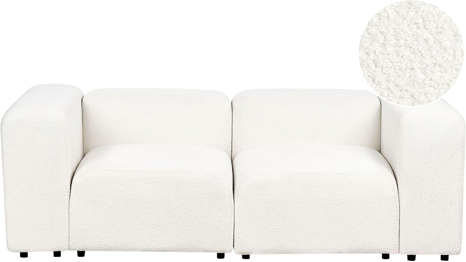 2-Sitzer Sofa Bouclé cremeweiß FALSTERBO Bild 1