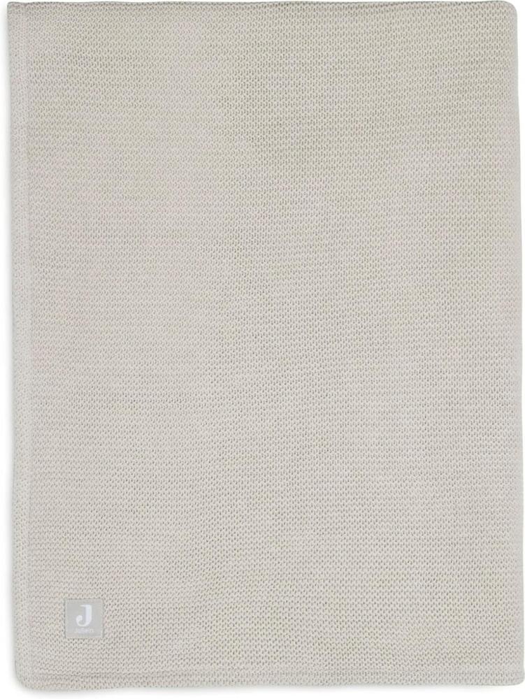 Jollein Basic Knit Bettdecke 100 x 150 cm Nougat / Fleece Beige Bild 1