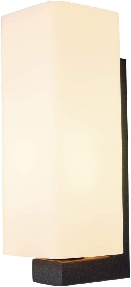 SLV Leuchte 1003430 QUADRASS Indoor LED Wandaufbauleuchte E27 schwarz Bild 1