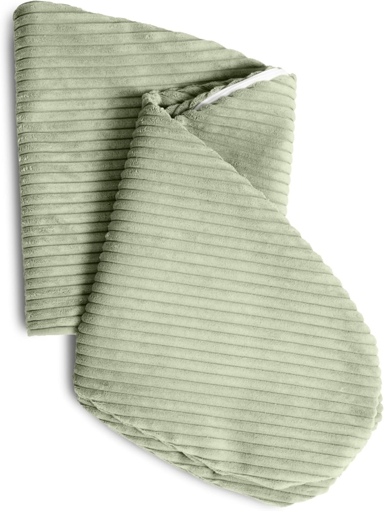 Amilian Stillkissenbezug 170 cm - Kissenbezug für Schwangerschaftskissen, Seitenschläferkissen, weicher und pflegeleichter Bezug - ideal als Ersatzbezug Bild 1