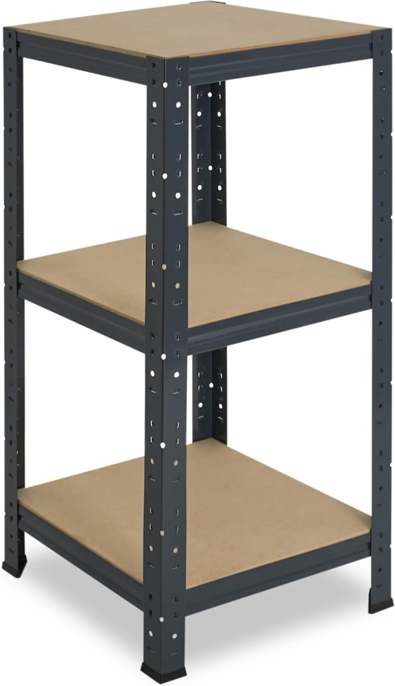 shelfplaza HOME 90x60x60 cm Schwerlastregal in anthrazit mit 3 Böden und 175 kg Traglast pro Boden Bild 1