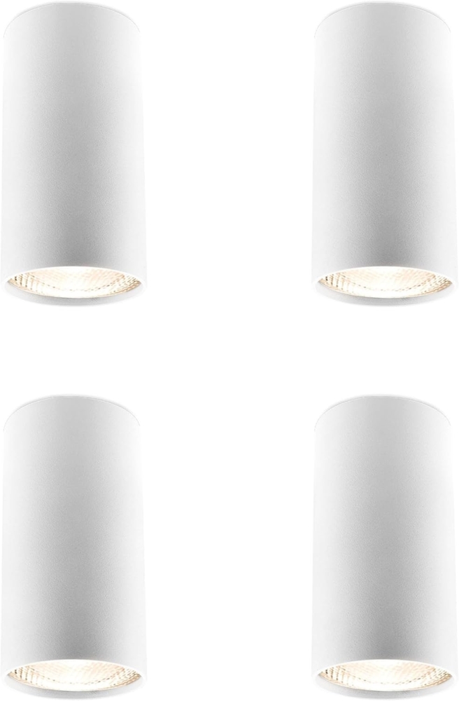 Braytron LED Deckenspot Weiß Klein Rund GU10 Ø 5,5 cm Höhe 10 cm Bild 1