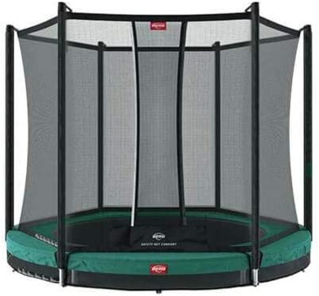 BERG Trampolin InGround rund 330 cm grün mit Sicherheitsnetz Comfort Favorit Bild 1