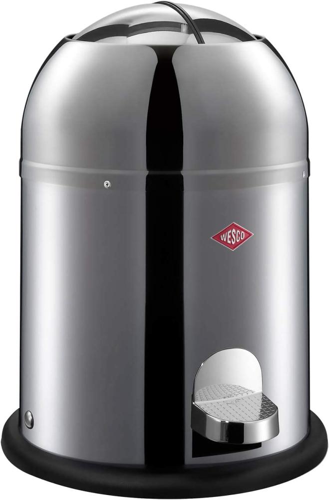 Wesco Mini Master Kosmetik-Treteimer, Abfalleimer, Mülleimer, Kosmetikeimer, Edelstahl, Edelstahl, 6 L, 180114-41 Bild 1