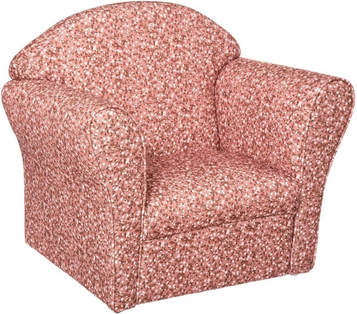 Atmosphera ATM-126918F Liberty Sessel für Kinderzimmer, Baumwolle, Rosa Bild 1