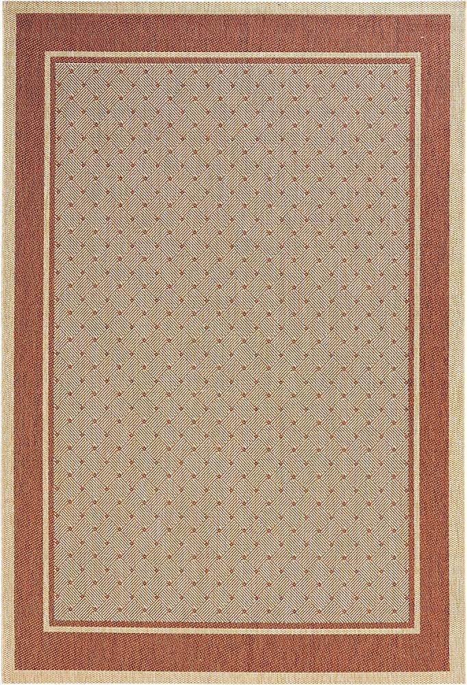 Flachgewebe Teppich Classy Terracotta 80x150 cm Bild 1