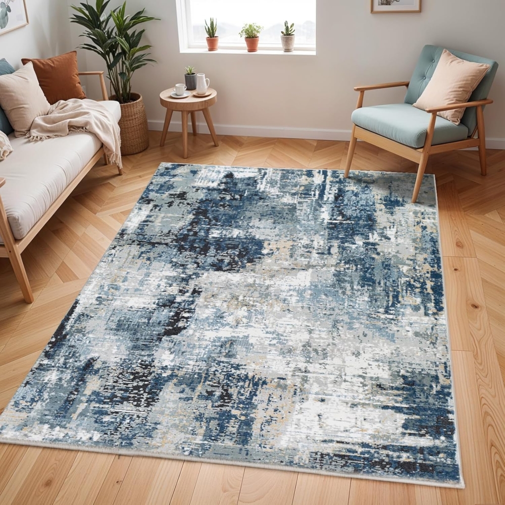 Surya BERNARDETTE Teppich Blau 200 cm 274 cm 200x274 cm Bild 1