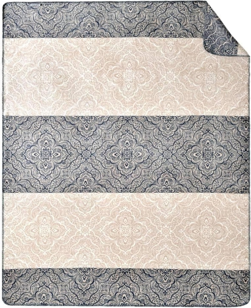 Plaid Kuscheldecke flauschig Tagesdecke 150x200 cm, SEI Design, Deko Wohnzimmer Überwurf für Couch Bild 1