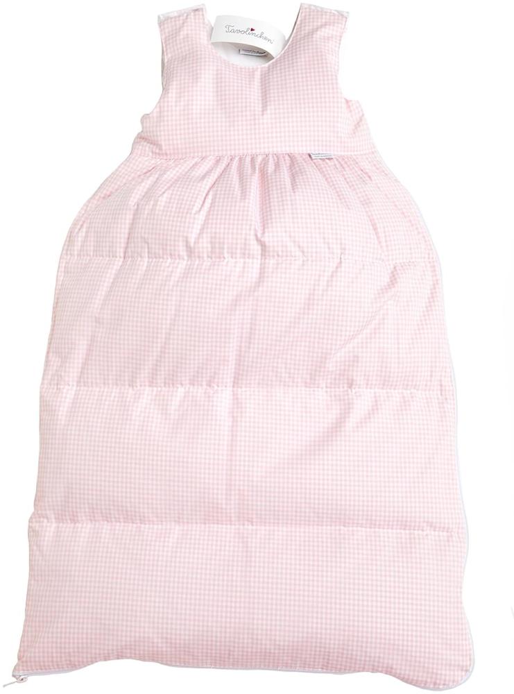 Tavolinchen Babyschlafsack Daunenschlafsack "TwistKaro" Kinderschlafsack - rose - 110cm Bild 1